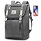 YAMTION Mochila Hombre Mujer Unisex, Mochila para Portátil 17" con Puerto USB, Mochila Escolar Mochila Universidad para Viajes Trabajo de Ocio (Mist)