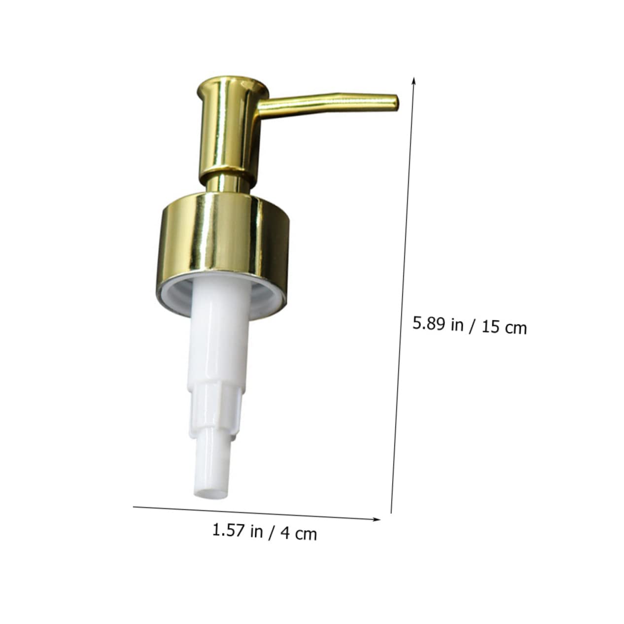 Mipcase 10pezzi Dispenser Per Sapone e Lozioni Alta Qualità Da Pompetta Dosatore Per Bagno Facile Da Usare Resistente Installazione Accessorio Per Bottiglie Per Shampoo e Prodotti Per La