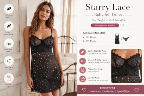 Image of Anvesha Beauty Night Dress for Women with Lace Trim | Soft V Neck Sleeveless Nighty Slip | Lightweight Comfortable Sleepwear Short Chemise Nightwear for Girls & Ladies Brown