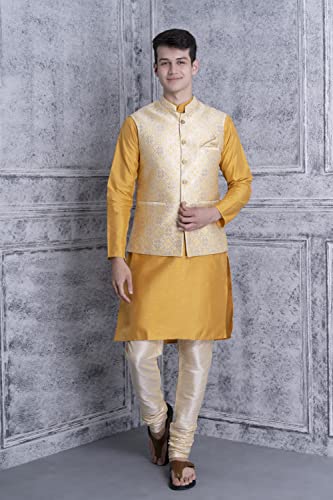 Image of Ethluxis Men's Silk Blend Kurta Set