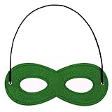 Cute Black Super Hero Eye Masks for Little Boys Kids Party Cosplay Halloween Accessory Green