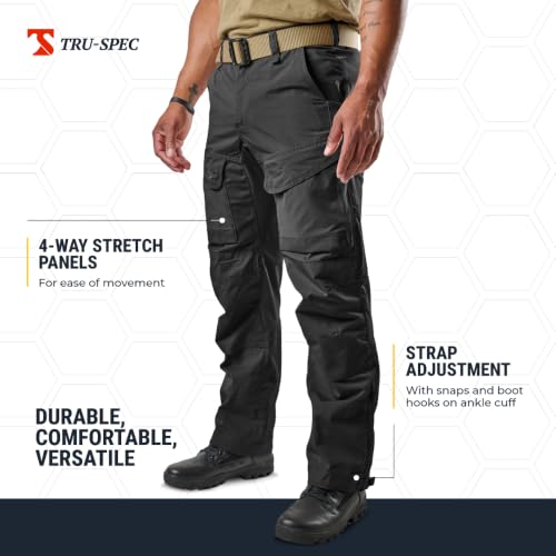 Image of Tru-Spec 24-7 Xpedition Nylon Stretch Cargo Pants for Men, Zip Vents | Articulated Mobility Cut, Gusseted Crotch, Zip Vents, Ripstop Fabric, Nylon-Spandex Panels, Hidden & Utility Pockets
