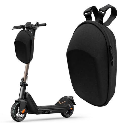Uryxery Bolsa Manillar Patinete Eléctrico 3L Impermeable con Caja Rígida EVA, Bolso Frontal para Scooter Eléctrico y Bicicleta, Accesorio para Guardar Móvil Llaves Herramientas 30×17×12 cm