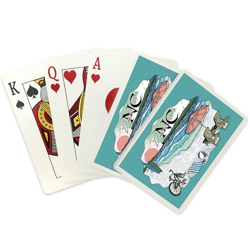 Baraja de poker North Carolina Duck 52 cartas miniatura 2