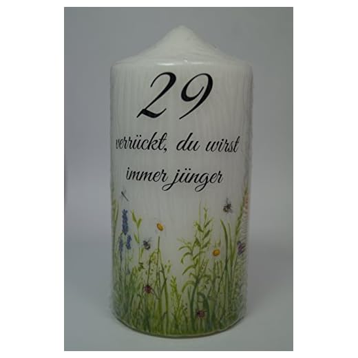 Vela de cumpleaños número 29.