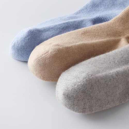 Image of 100% Pure Cashmere Women Ladies Men Sleep Bed Outdoor Socks, Made in Inner Mongolian