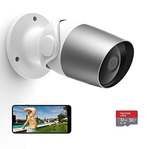 Überwachungskamera Außen WLAN IP-Kamera, O1 mit IP65 Wetterfest, Nachtsicht, 1080p, Zwei-Wege-Audio, Personen-&Bewegungserkennung – Smart Bullet