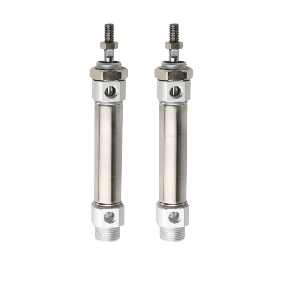 Cilindro de pistón con detector magnético, cilindro de doble efecto, acero inoxidable CDM2B25-75 CDM2B25-100 CDM2B32-150(200MM*40MM)