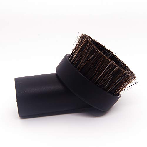 1.25 Inch Mixed Horse Hair Vacuum Brush Attachment Round Dust Brush 25Mm Soft Bristles Replacement For 1 1/4" Hose #TOP4