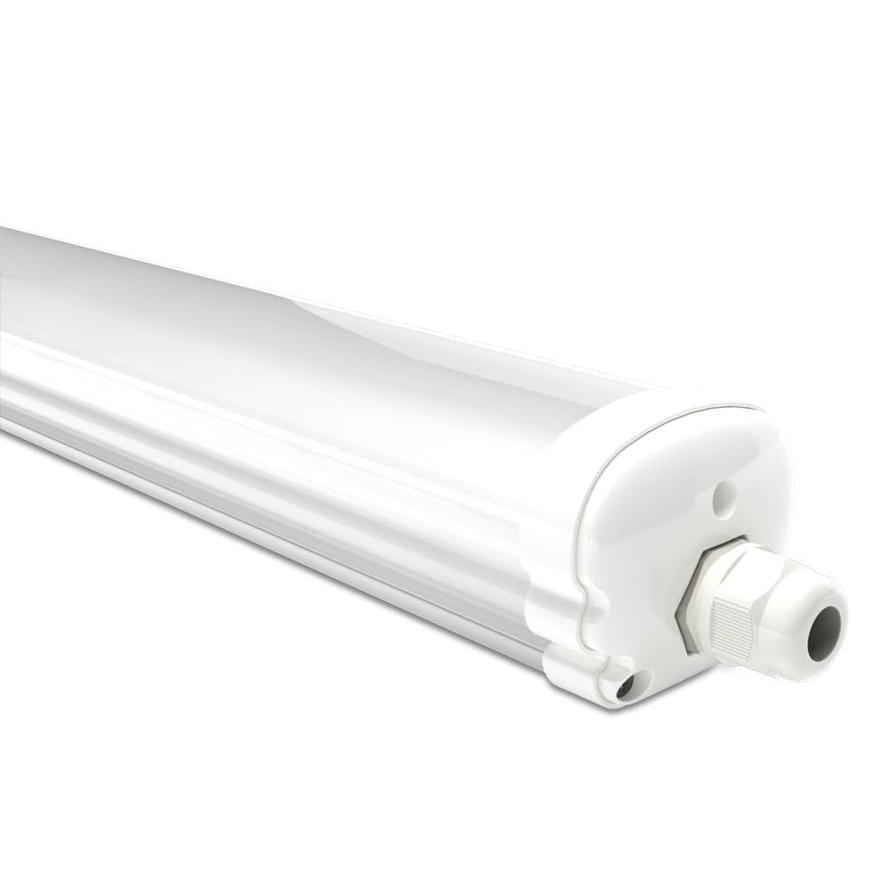 Réglette LED 55cm IP65 – 18W 2250lm Blanc Froid, Étanche, Connectable – Pour Salle De Bain, Garage, Atelier - 8