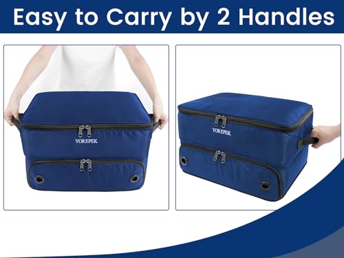 image for YOREPEK 2 Layer Golf Trunk Organizer for Golf Accessories for Men, Stu
