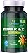 Price comparison product image Vegan Vitamin D3 4000iu and Vitamin K2 MK7 100µg High Strength Completely Plant Based 60 Days Supply Vitamin D Vegan Tablets Gluten, GMO & Lanolin Free