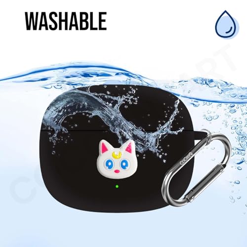 Image of Soft Silicone Case Cover for OnePlus Nord Buds 4 Pro (White Cat)