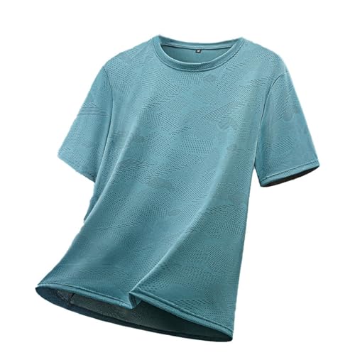 T Shirt 3XL Homme Mao Chic Marin Ete Ras Stretch Cool Tie Décontracté Raglan Devant Raye Palmier Psychédélique Jeune Meilleurs Italienne Nautique Mers