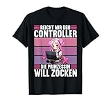 Gaming Konsole PC Mädchen Zocken Gamer Girl