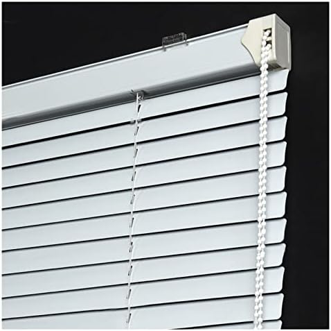 ZXCASDF Aluminium Metal Venetian Blinds,Aluminum Mini Blinds Horizontal Window Blinds, Anti-UV Waterproof Light Adjustment Metal Blinds for Windows and Home,Customizable,W150xH180cm/59x71in