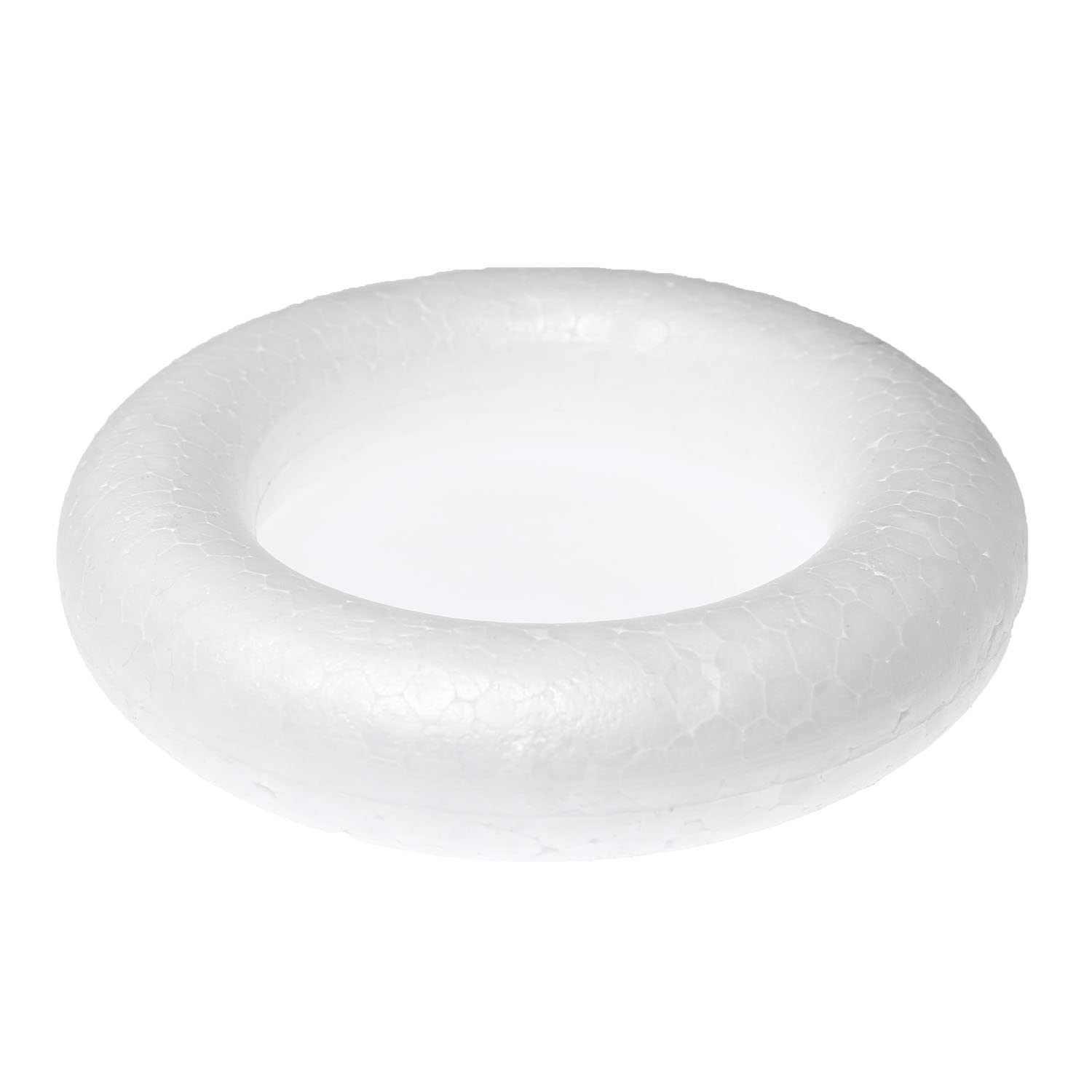 LETAOSK Lot De 6 Couronnes Rondes En Mousse De 20 Cm Pour Loisirs Créatifs, Art Floral, Fête De Mariage, Cérémonie De Remise De Diplôme