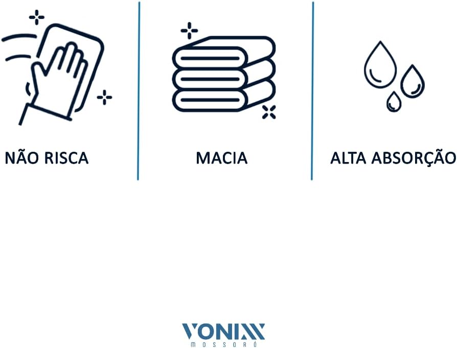 vonixx Toalha de Microfibra para Secagem 50 x 90cm 350GSM 80% Poliéster 20% Poliamida vonixx Toalha de Microfibra para Secagem 50 x 90cm 350GSM 80% Poliéster 20% Poliamida