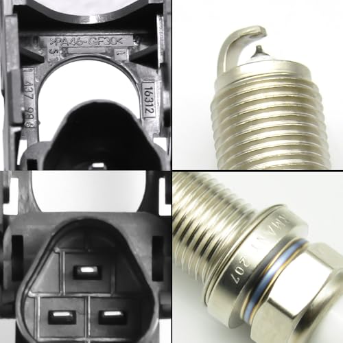 Image of 6 Packs UF592 Ignition Coils Pack 12122158253 Spark Plugs Compatible with BMW 128i 325i 328i 328xi 330i 525i 525xi 528i 528xi 530i X3 Z4 2006 2008 2007-2012 Replace# 0221504470 12137594937