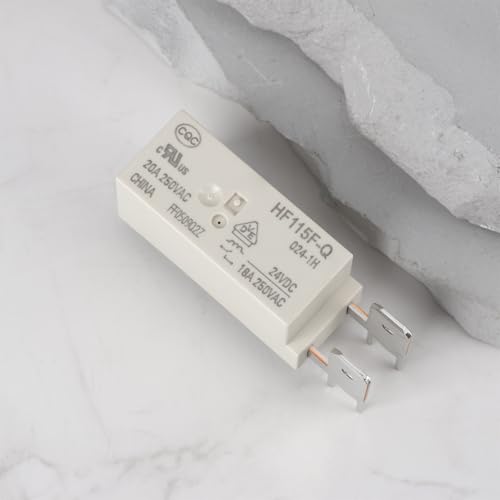 Relé de 6 pines HF115F-Q-024-1H de 24V CC para control industrial 8