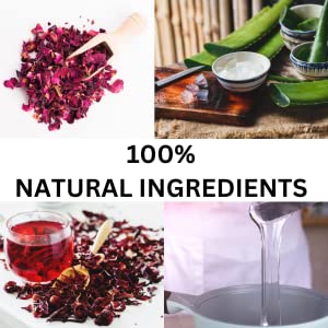 Miniatura 2 de LE SHEA Rose Water Spray w Aloe Vera Hibiscus Vegetable Glycerin Refresh Face Skin Hair Loc Rosewater Facial Mist w Glycerin Moisturize Dry Scalp