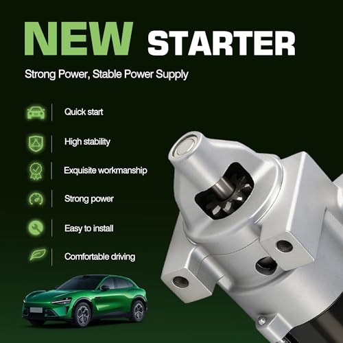 Motor de arranque New Starter para Cub Cadet, John Deere, Scotts, Toro Tractor Serie 23HP 25HP, 0.6KW 9 dientes miniatura 6