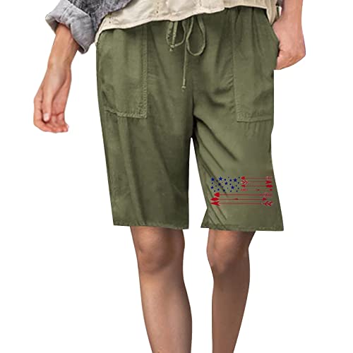 Kurze-Sexy-Hose-Damen-Sommer-Shorts-Plus-Size-Kausal-Kordelzug-Elastische-Taille-Lose-Workout-Sweat-Sommershorts-mit-Taschen-Hose-New-Look-Damen-34