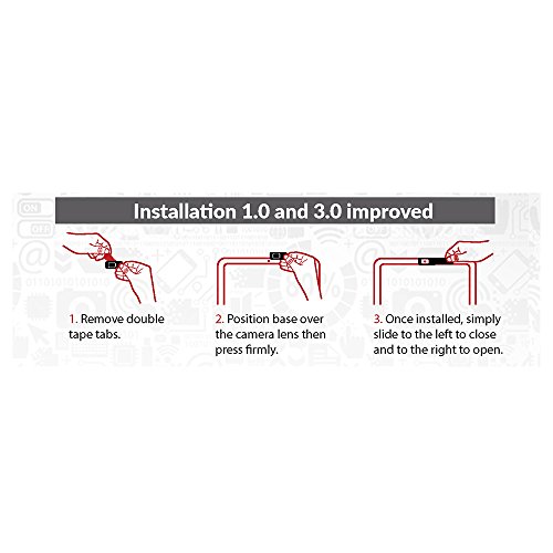 C-Slide Webcam Cover - Thin Sliding Laptop Cam Blocker, Silver, 1.5” X 0.5” And 1.5Mm Thick - Thin Cam Slide Blocker For Computer, Tablet, Dell, Lenovo, Hp, Echo Show, Ipad, Chromebook #TOP3