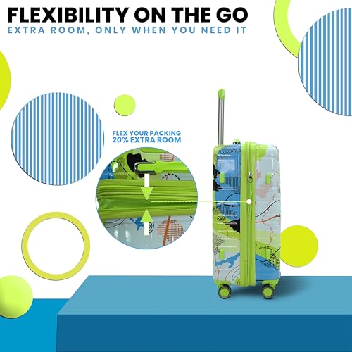 Image of AMERICAN TRAVELLER THE Upland Trolley Bag | Expandable Travel Suitcase | Light Weight, Expandable Travel Suitcase, Durable Hard Shell, TSA-Type Lock, Spinner, Anti-Theft Zippers