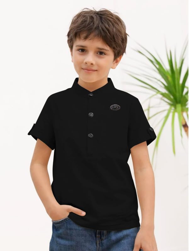 Boys Fashion Shirt Solid Design Cotton Blend Fabric for Daily and Special Occasions - Review, Price and Buying Guide