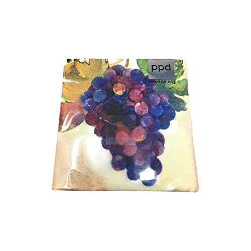 Paper Products Design, Napkin Beverage Wine Country Red