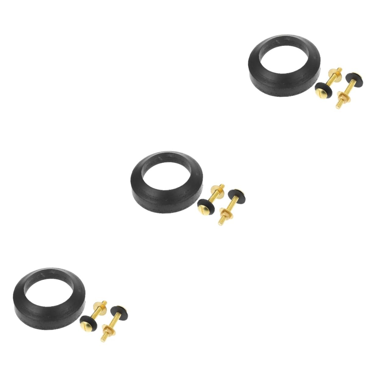 Uonlytech 3sätze Toilettenspülkasten Dichtungsring Bolzen Und Schrauben Universelle Toiletten Ersatzteile Für Einfache Installation Und Zuverlässige Abdichtung