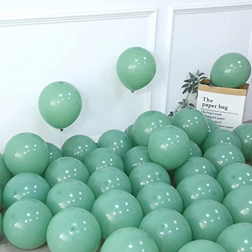 100pcs 10inch Avocado Green Latex Balloon for Birthday Party Decoration Baby Shower Supplies Wedding Ceremony Balloon Anniversary Decorations Arch Balloon Tower (Avocado Green)