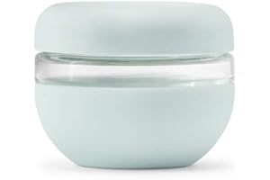 W&P Porter Seal Tight Glass Lunch Bowl Container for Soup | Mint 16 Ounces