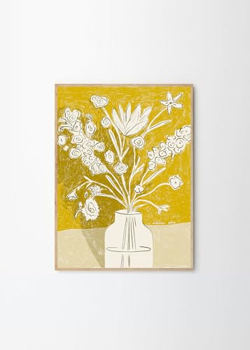 THE POSTER CLUB �|�X�^�[�N���u a yellow bouquet 50×70cm Anouk van Cleef