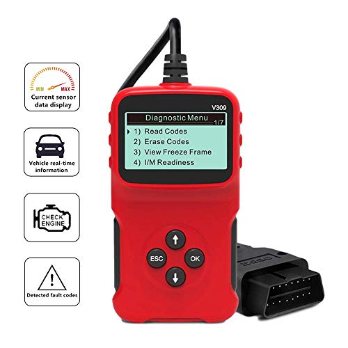 Edasion OBD2 OBDII Scanner Universal Car Diagnostic Engine Fault Code Reader CAN ODB2 Scan Tool for Check Engine Light