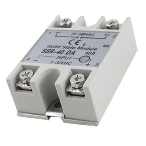 Danmusaa SSR-40DA Solid State Relay Module 3-32VDC/24-380VAC 40A