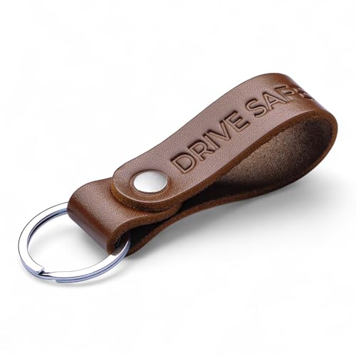 MAGOR Handmade Full Grain Leather Keyring Personalised Keych
