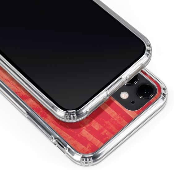 Skinit Clear Phone Case Compatible with iPhone 11 - Officially Licensed NBA Houston Rockets Hardwood Classics Design