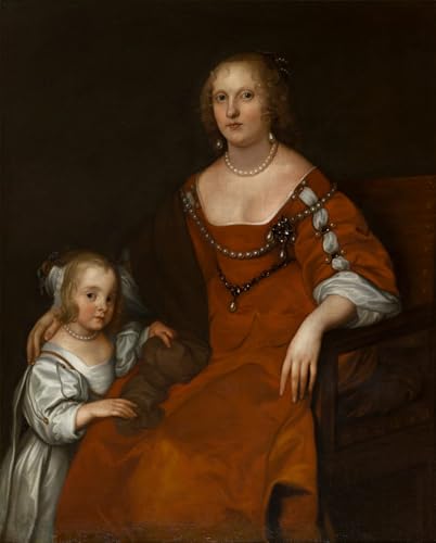 Tableau Van Dyck Margaret Howard Peinture Toile Décoration 60x90cm