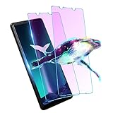 【ブルーライトカット】 Xperia 1 III ガラスフィルム ブルーライト SOG03 SO-51B 用 フィルム エクスペリア1III 強化ガラス えくすへ1III 保護フィルム 【耐指紋/気泡ゼロ/干渉しない/貼り付け簡単/硬度9H/2枚入り】