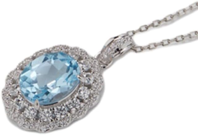 Collier en argent sterling avec cristal étincelant le cadeau glamour idéal pour femme