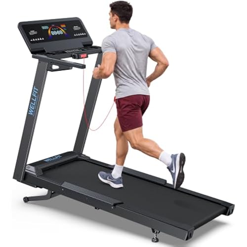 WELLFIT Auto Incline Treadmill, 15% Incline Heavy Duty Treadmill for Home