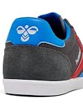 HUMMEL SLIMMER STADIL LOW, CASTLEROCK/RIBBONRED/BRIL BLUE, 39