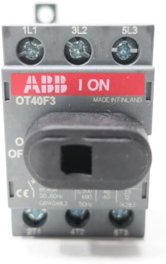 Fit for ABB 1SCA104902R1001 OT40F3 Non-fusible Disconnect Switch 3p 40a Amp 600v-ac