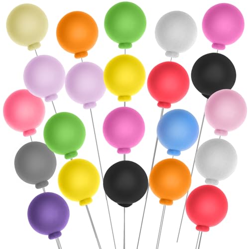 Boules mousse colorées ifundom légères pour décoration cupcakes fête 30u