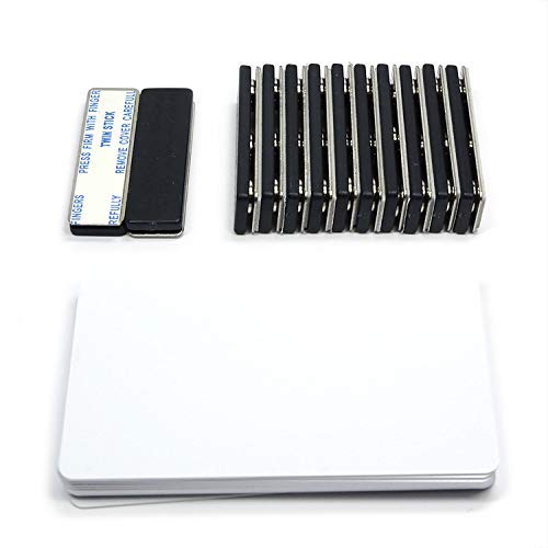 CMS Magnetics(r) DIY Kit for 12 Sets of Magnetic Name Badges - 12 Sets of Premium PVC Cards & Magnets are Included - Image 6