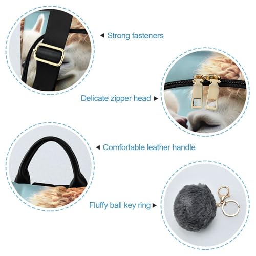 Mochila antirrobo de alpaca para mujer con cremallera trasera oculta 6