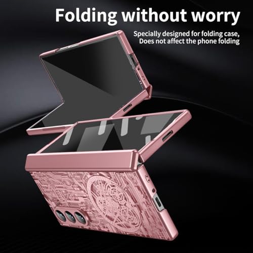 Coque robuste en polycarbonate rigide Galaxy Z Fold 7 antichoc avec charnière