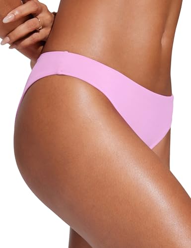 Image of CRZ YOGA Low Waisted Bikini Bottoms | Mid Cut Leg, Medium Bum Coverage, Full Lining, Swim, Bathing Suit Briefs for Women